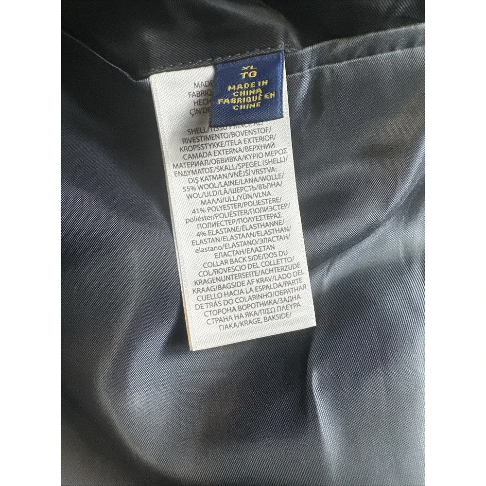 Polo Ralph Lauren Current Gray Wool Blend Mens Blazer Size XL NWT 398$